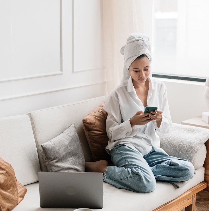 Guest using app